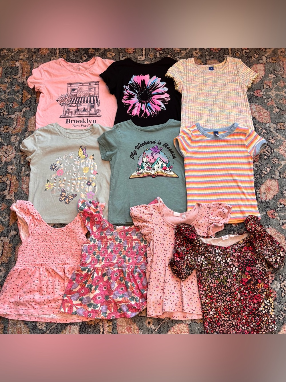 GAP Old Navy Girls Shirt Tee Blouse Lot Sz 8 Medium